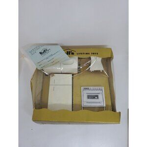 VTG Hall's Lifetime Toys Dollhouse Miniature Kitchen Furniture 1950's In Box